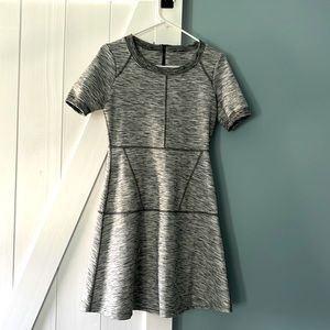 NWOT Athleta athletic jersey dress.XS a-line cut dress.  Half zip back.